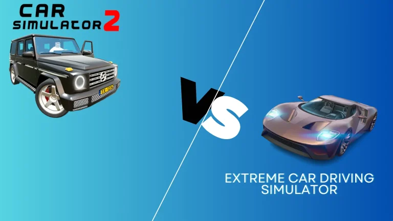 Car simulator 2 vs Extreme car driving simulator